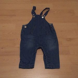 Zara Newborn baby denim overall
